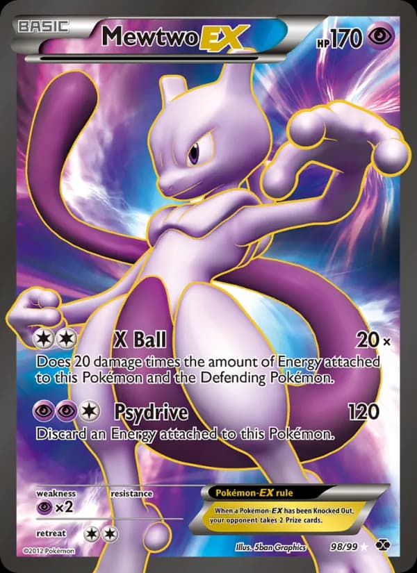 Mewtwo-EX — изображение карты