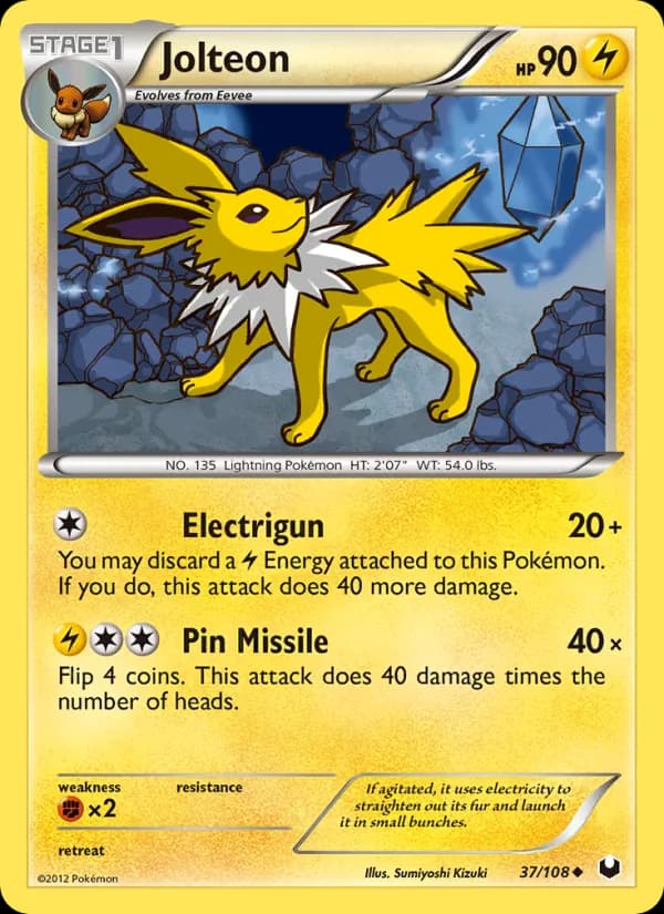 Jolteon — изображение карты