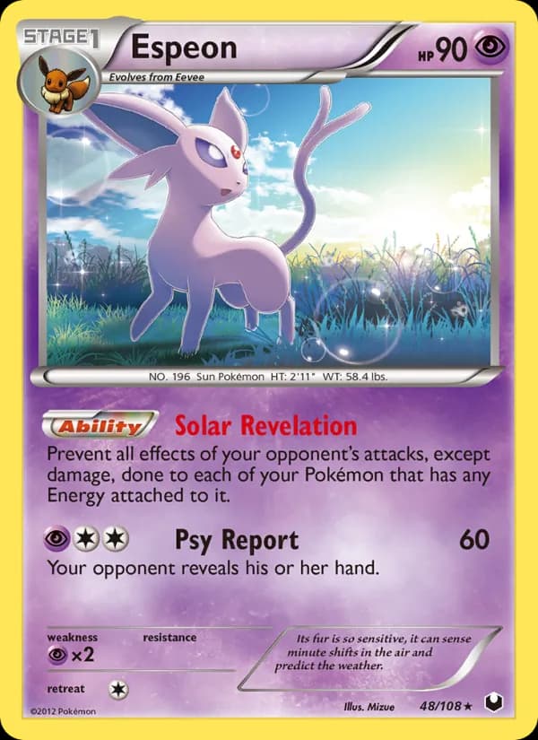 Espeon — изображение карты