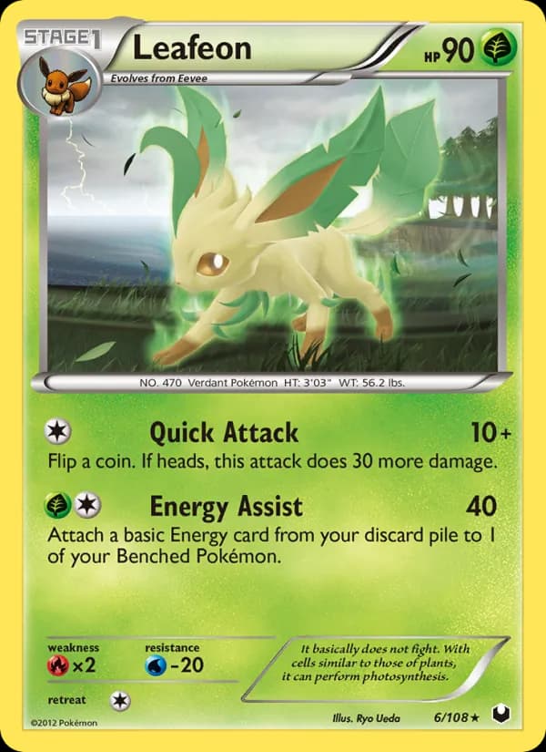 Leafeon — изображение карты