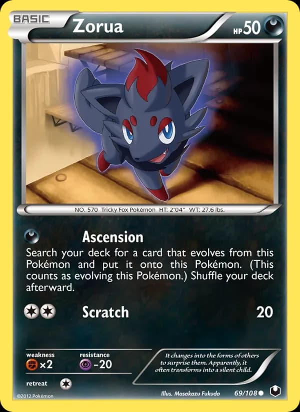 Zorua — изображение карты