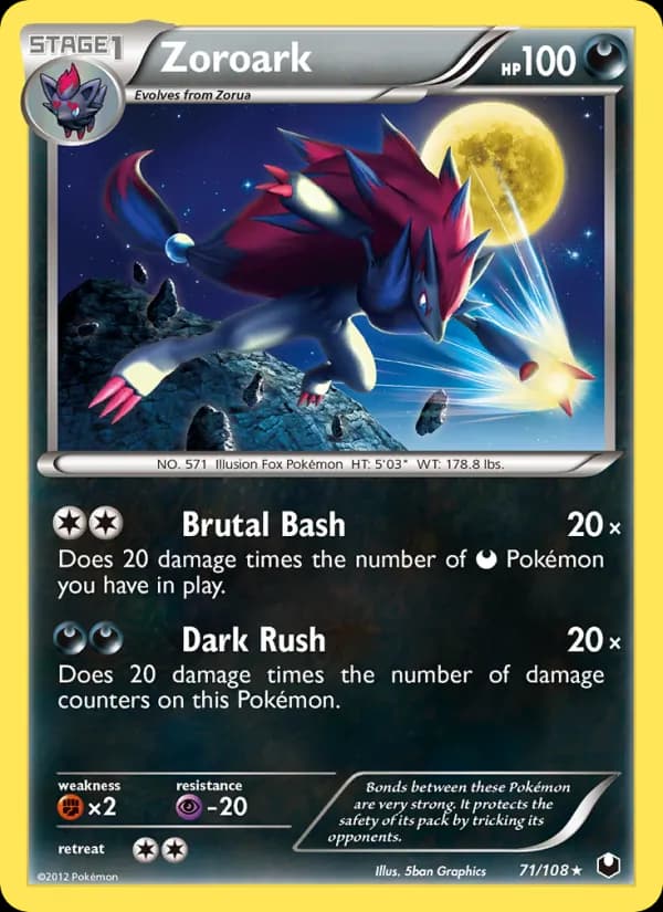 Zoroark — изображение карты