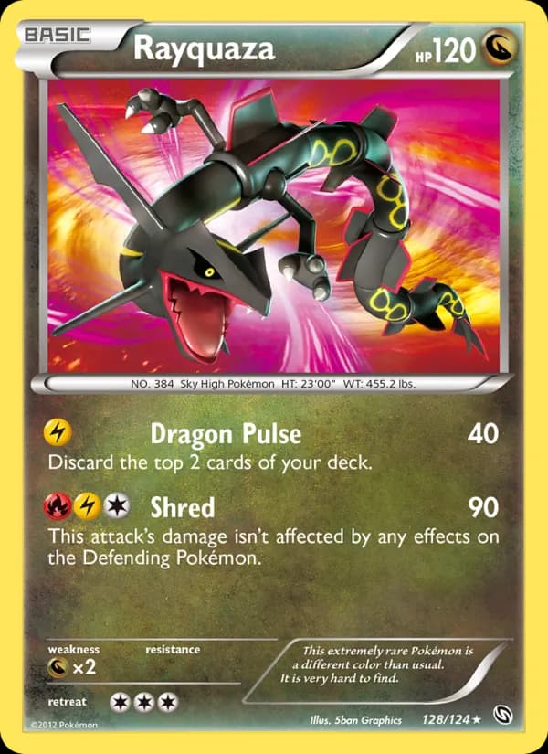 Rayquaza — изображение карты