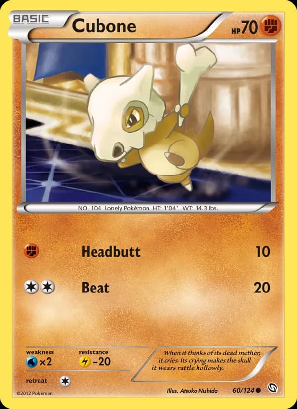 Cubone — изображение карты