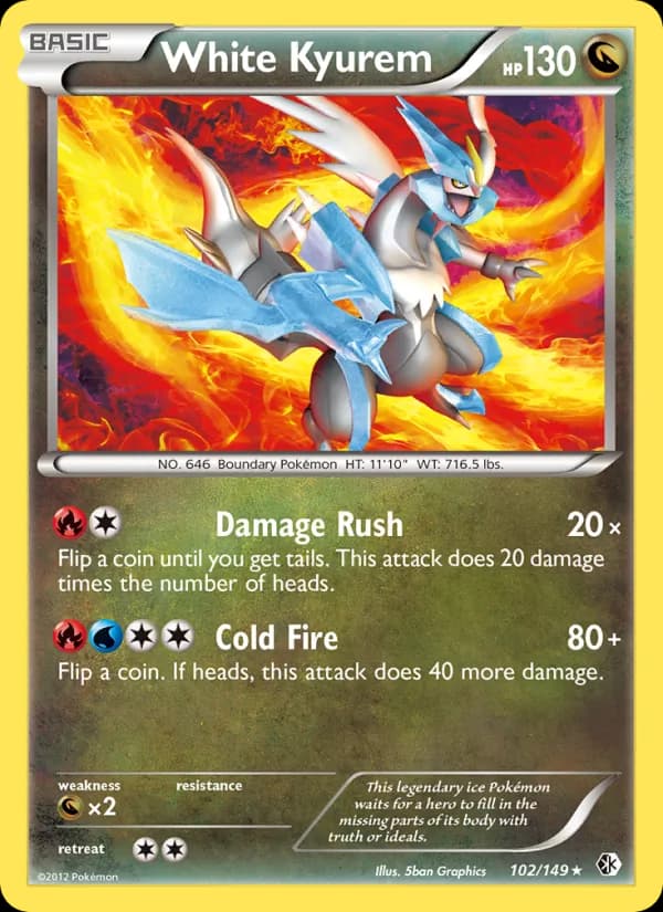 White Kyurem — изображение карты