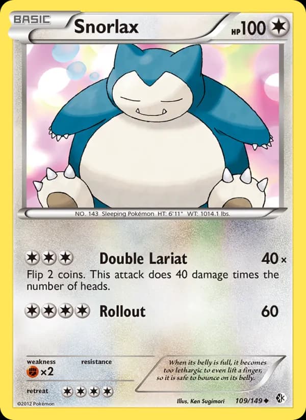 Snorlax — изображение карты