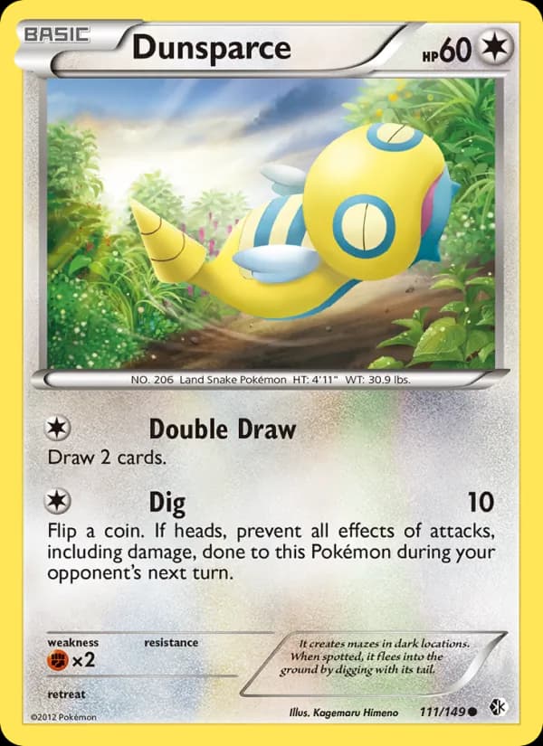 Dunsparce — изображение карты