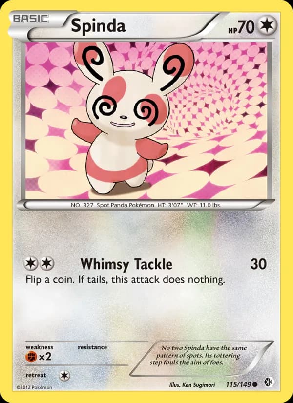 Spinda — изображение карты