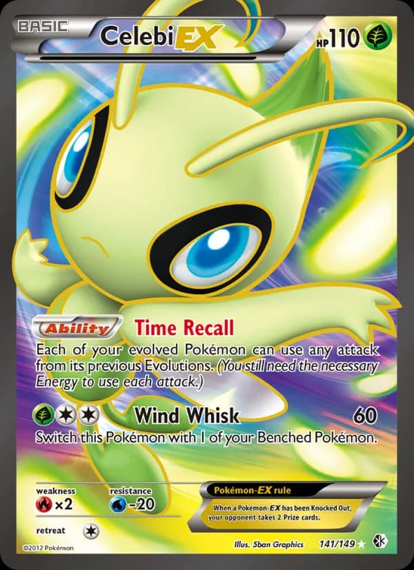 Celebi-EX — изображение карты