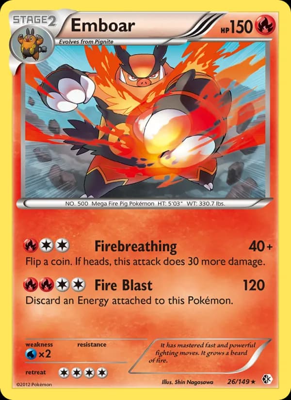 Emboar — изображение карты