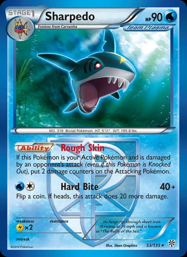 Sharpedo — изображение карты
