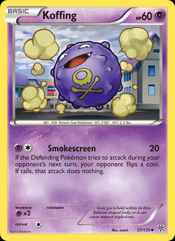 Koffing — изображение карты