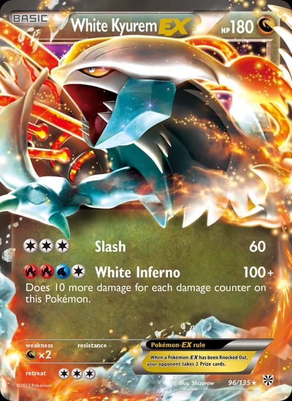 White Kyurem-EX — изображение карты