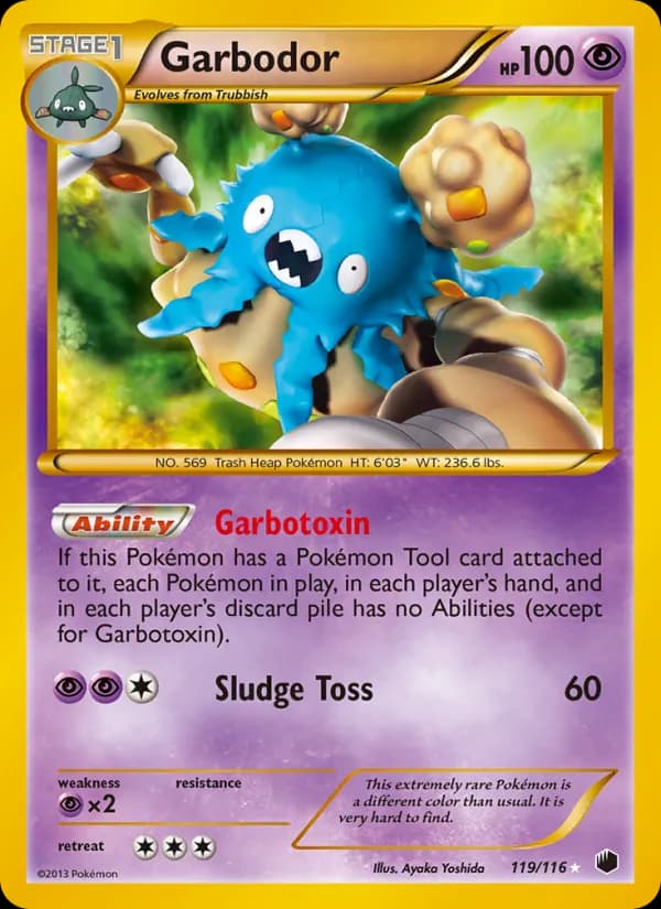 Garbodor — изображение карты