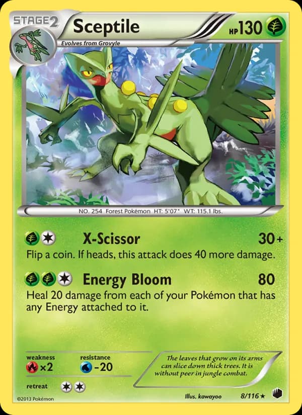Sceptile — изображение карты