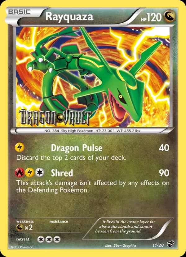 Rayquaza — изображение карты