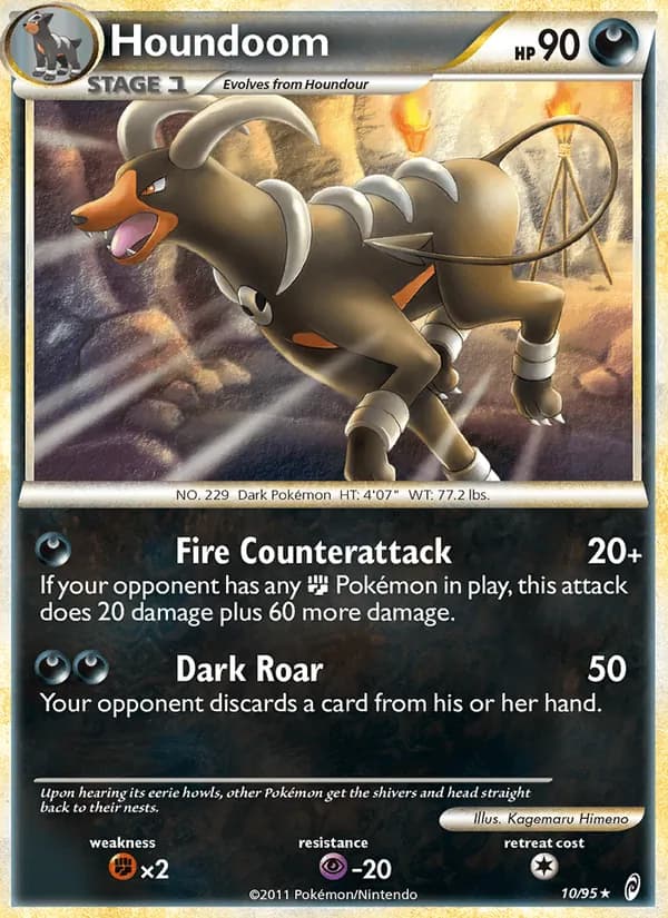 Houndoom — изображение карты