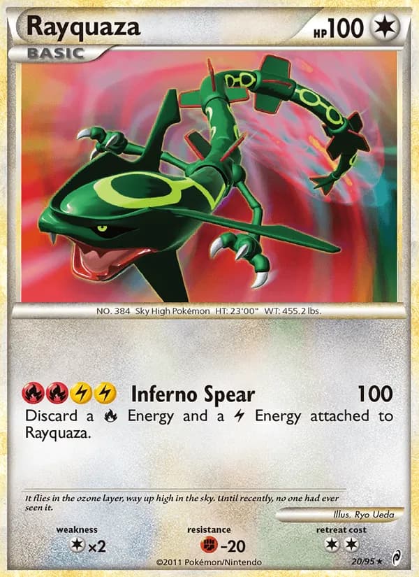 Rayquaza — изображение карты