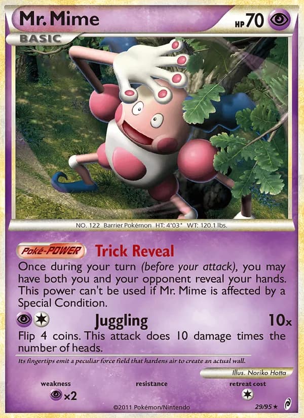 Mr. Mime — изображение карты