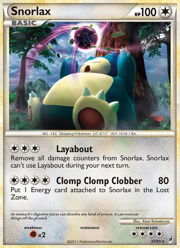 Snorlax — изображение карты