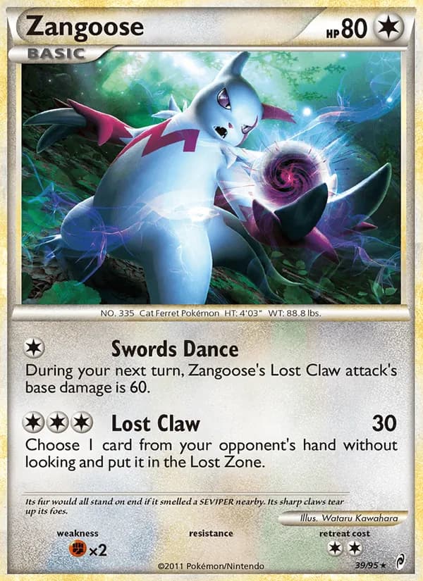 Zangoose — изображение карты