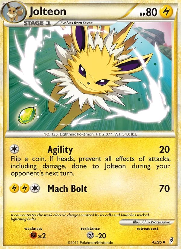 Jolteon — изображение карты