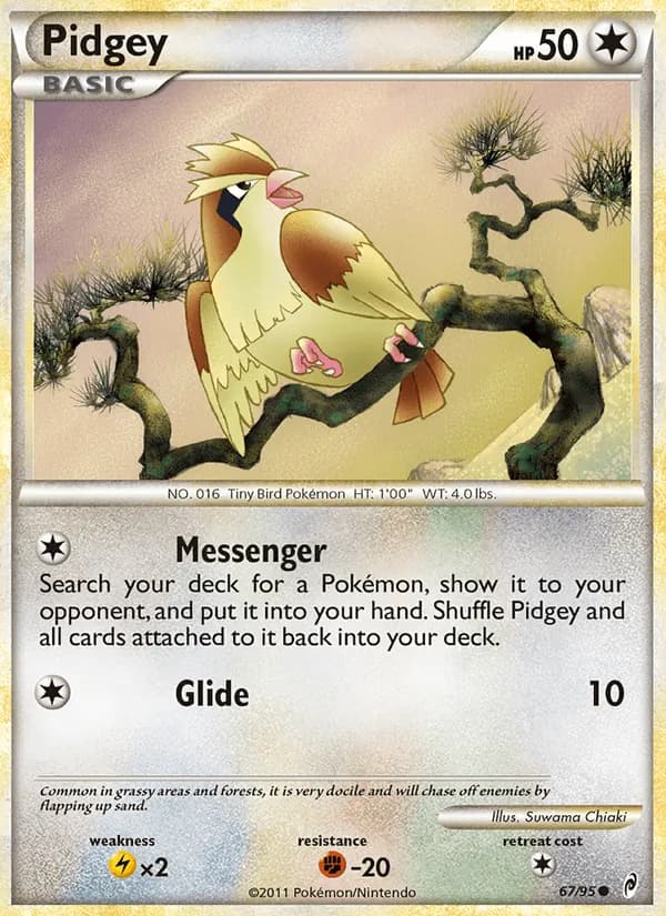Pidgey — изображение карты
