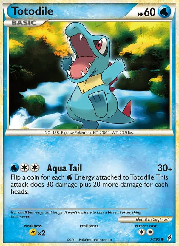 Totodile — изображение карты