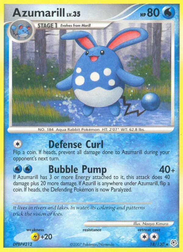 Azumarill — изображение карты