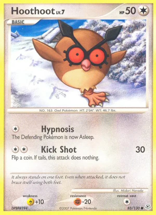 Hoothoot — изображение карты