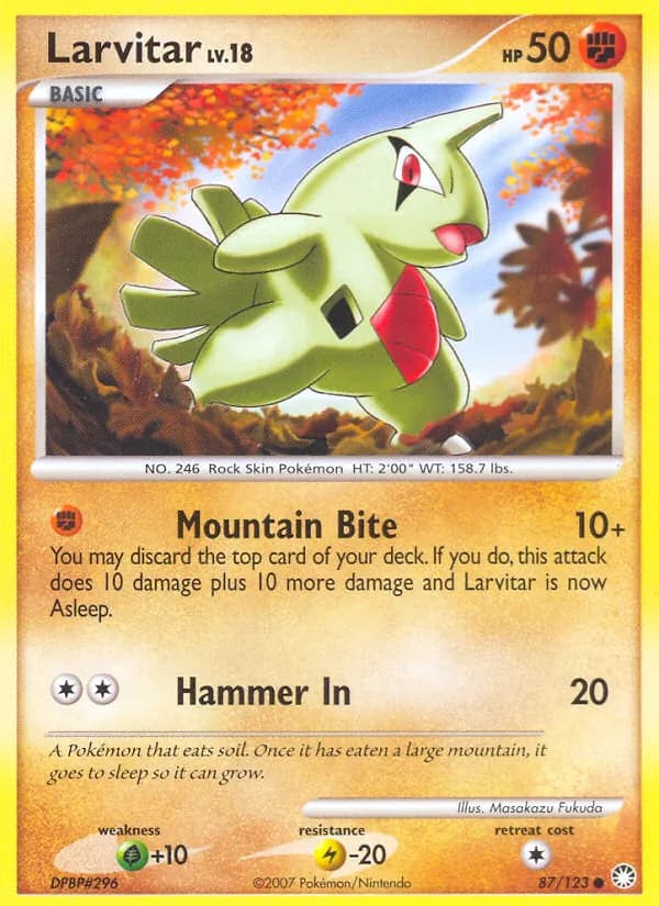 Larvitar — изображение карты