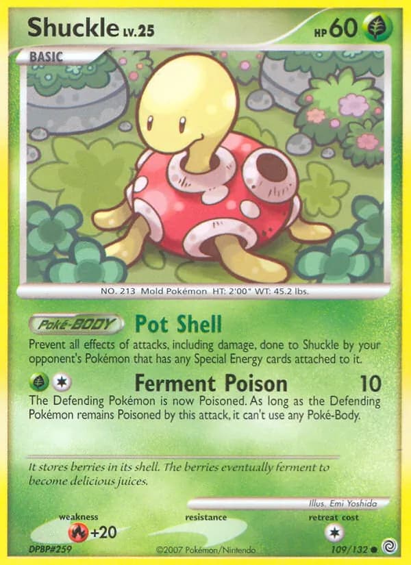Shuckle — изображение карты