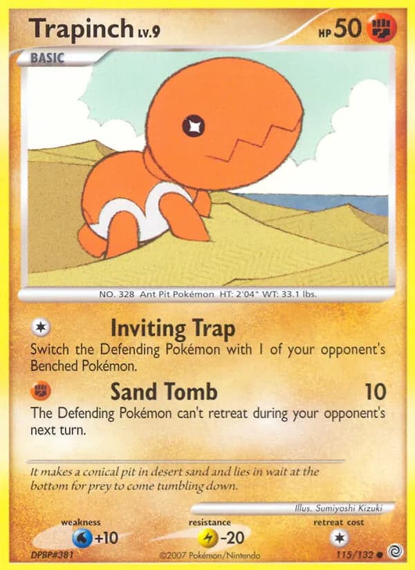 Trapinch — изображение карты