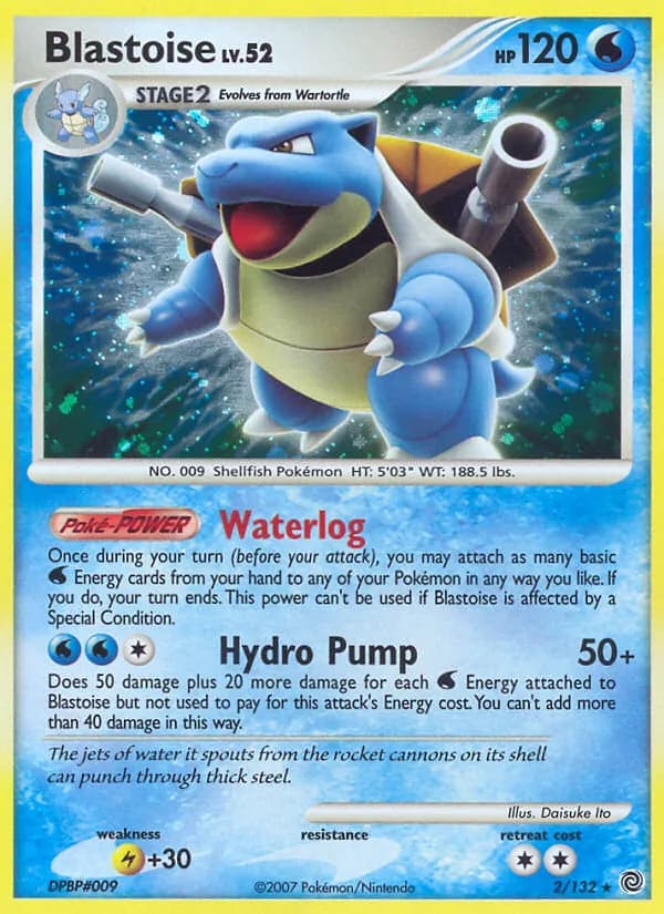 Blastoise — изображение карты