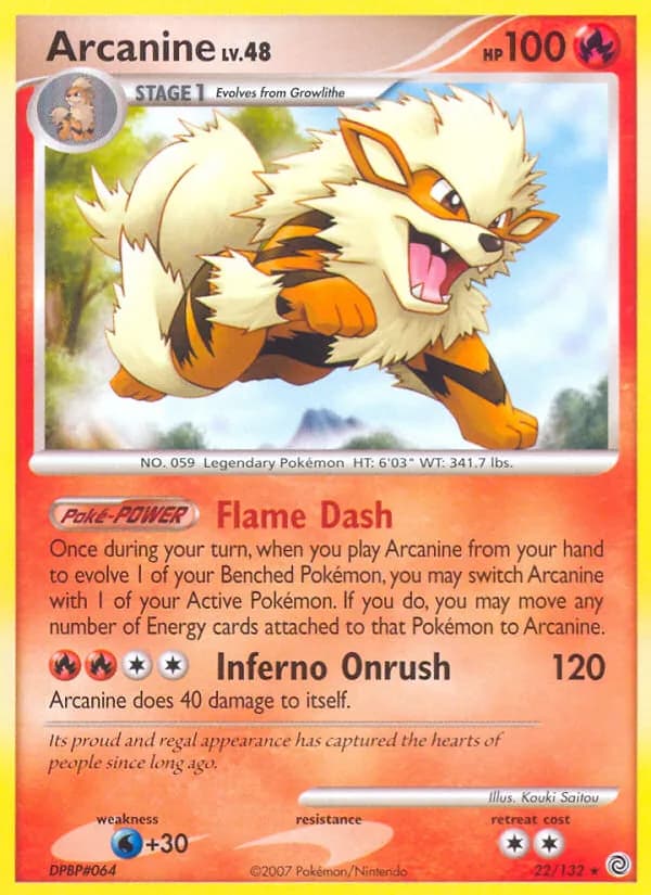 Arcanine — изображение карты