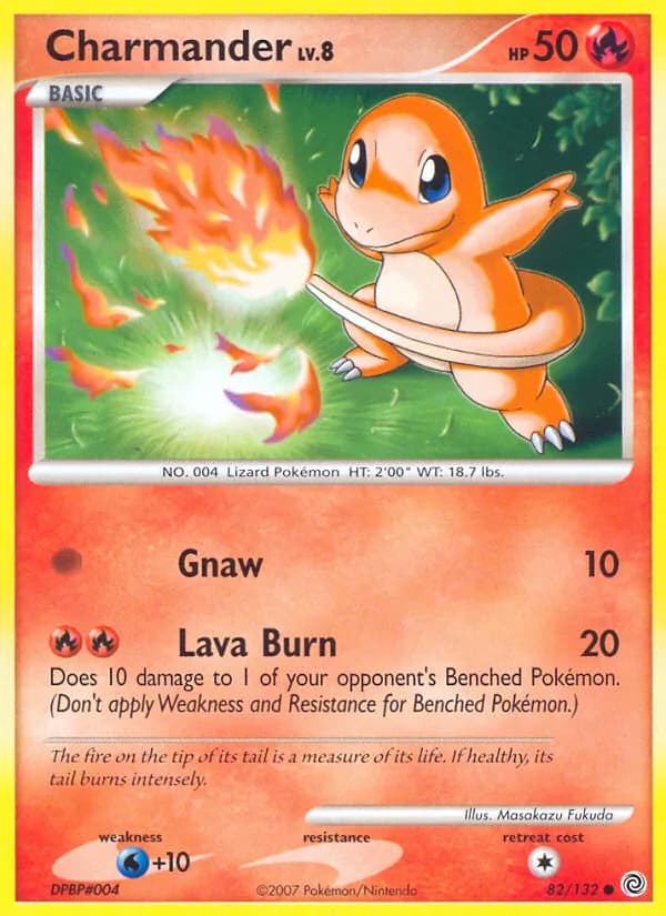 Charmander — изображение карты