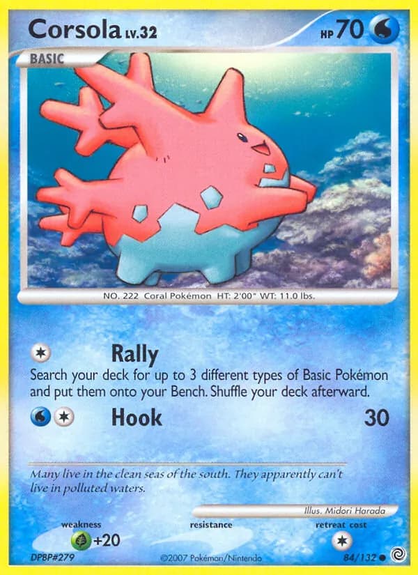 Corsola — изображение карты