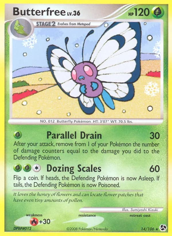 Butterfree — изображение карты