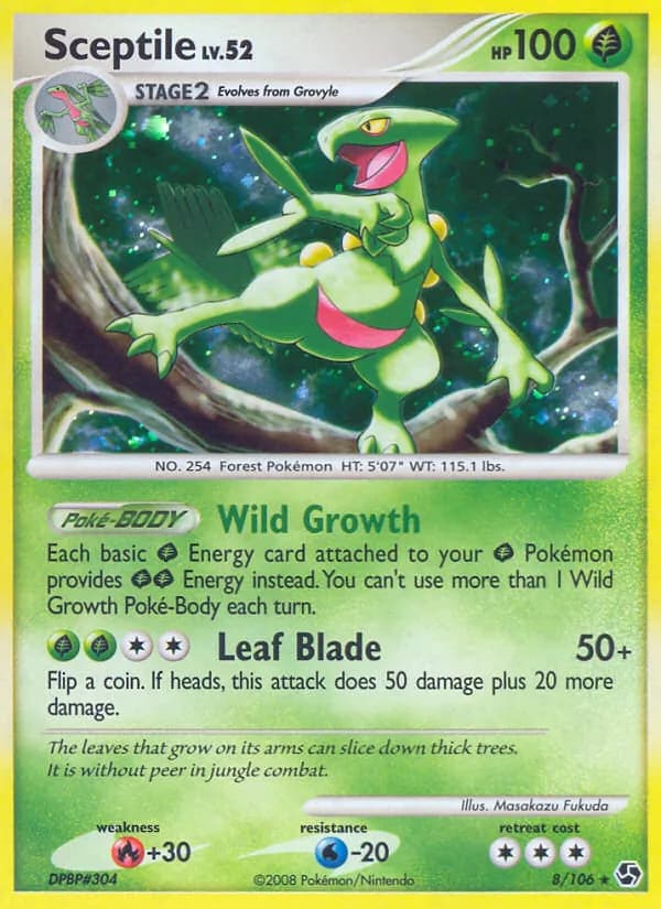 Sceptile — изображение карты