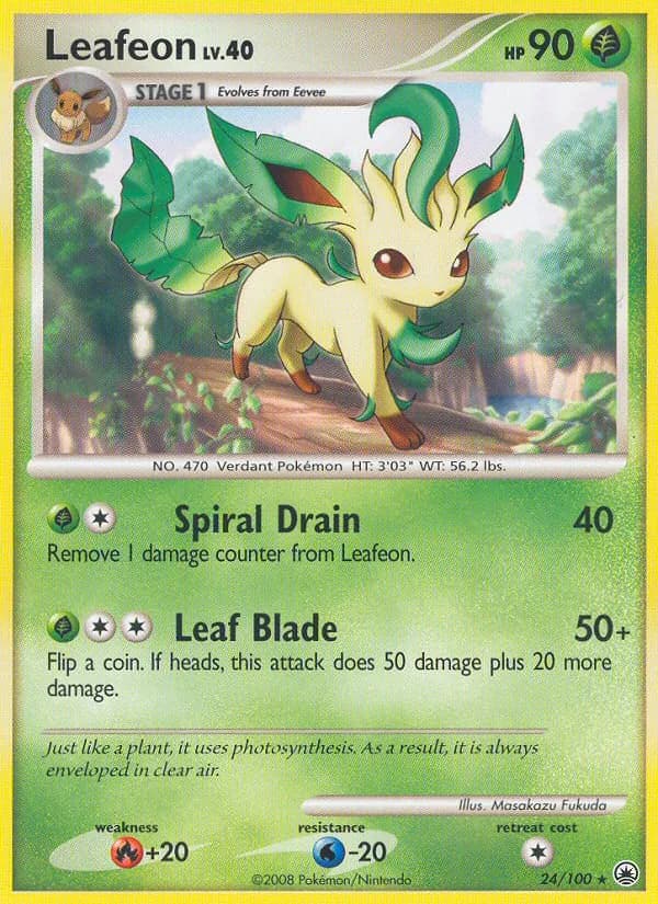 Leafeon — изображение карты