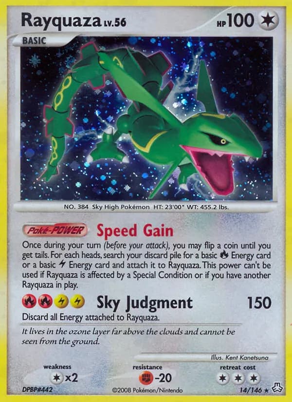 Rayquaza — изображение карты
