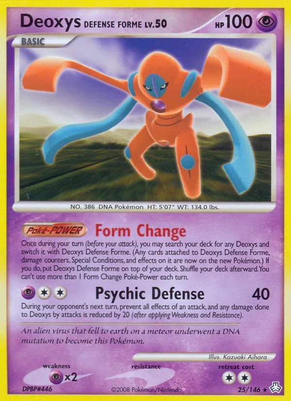 Deoxys Defense Forme — изображение карты