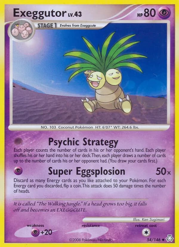 Exeggutor — изображение карты