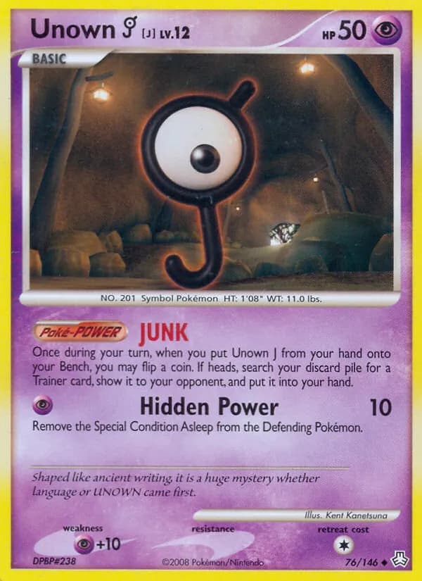 Unown J — изображение карты