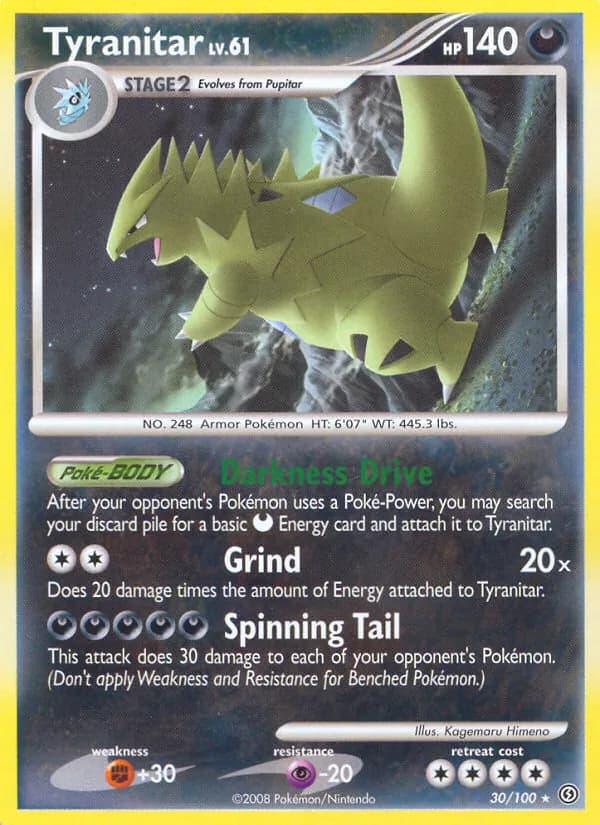 Tyranitar — изображение карты