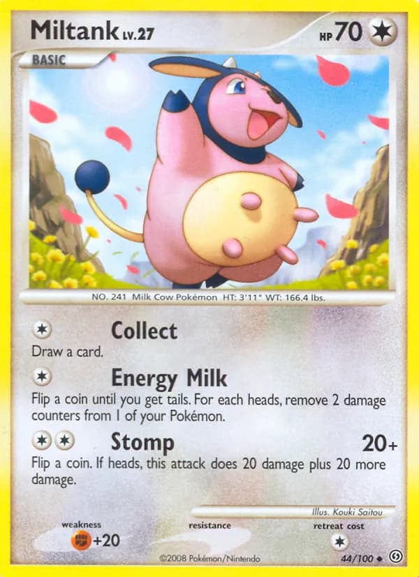 Miltank — изображение карты