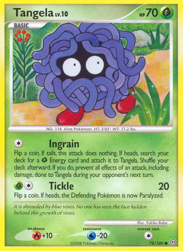 Tangela — изображение карты