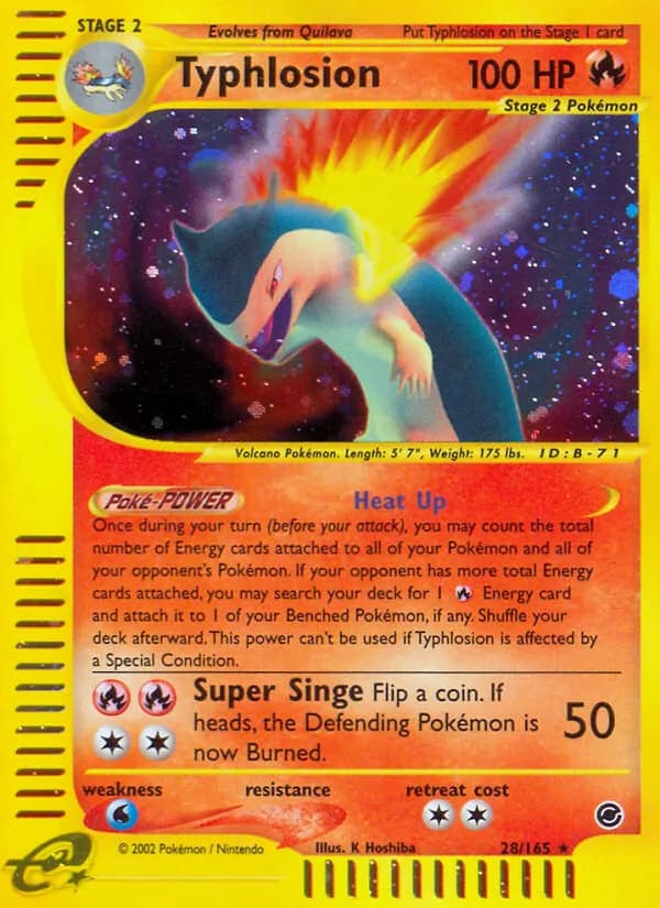 Typhlosion — изображение карты