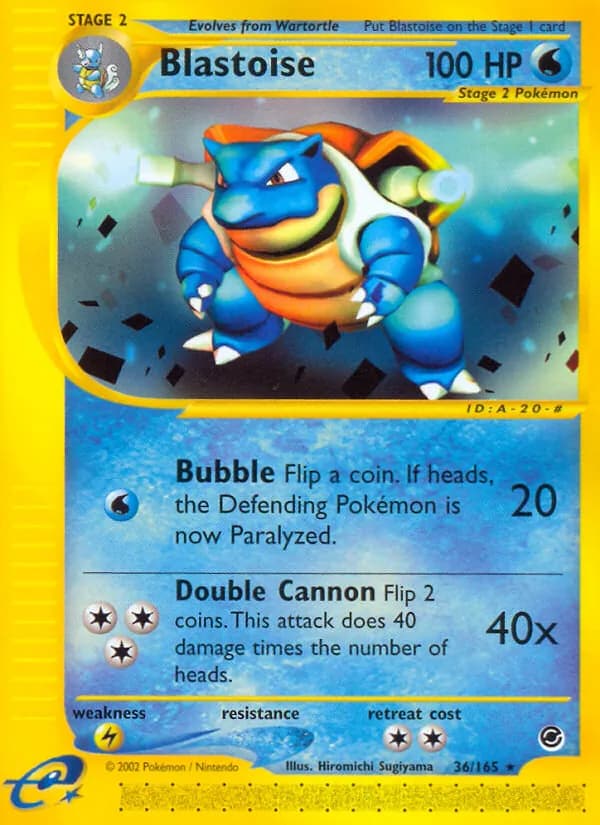 Blastoise — изображение карты