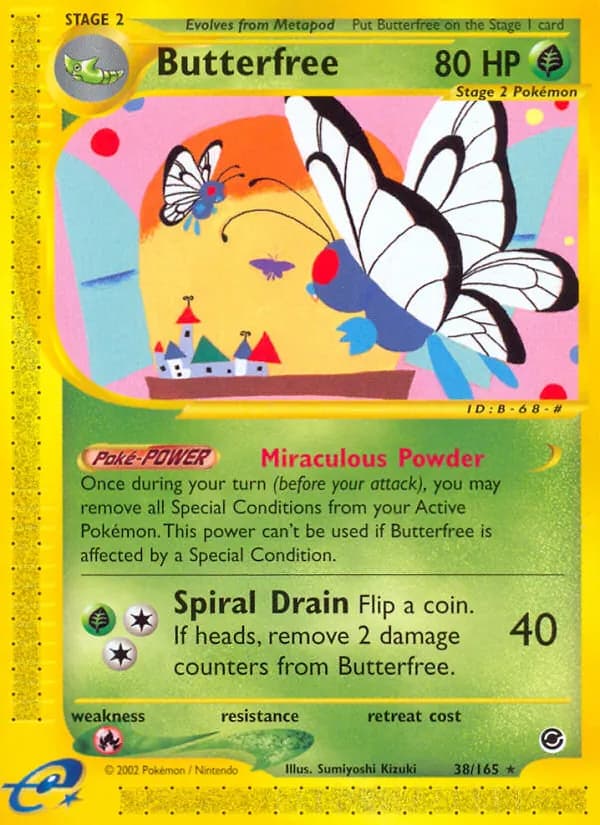 Butterfree — изображение карты